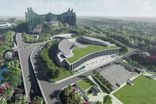 Desain Istana Kepresidenan di IKN, (Dok: Ist).