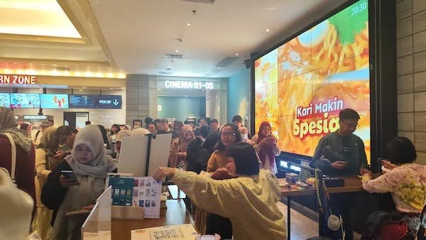 Suasana JFF 2024 di CGV Mall Panakukang (dok hanifah kabarMakassar)