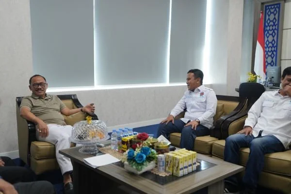 Pertemuan Gubernur dan DPD REI Sulbar (Dok : Ist).