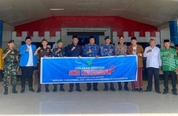 Pemkab Maros Deklarasikan Komitmen Cegah Kekerasan (Dok : Ist).