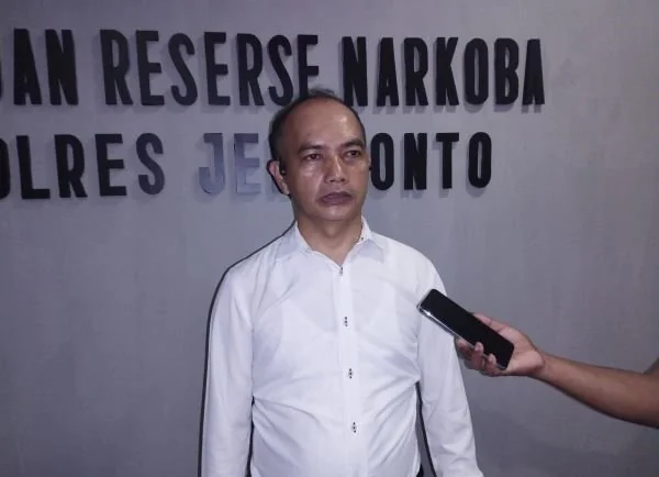 Kasat Narkoba Polres Jeneponto, Iptu Syahrir. (Dok: Ullah)