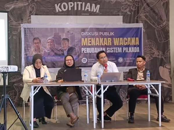 Diskusi Publik Wacana Perubahan Sistem Pilkada (Dok: Sinta KabarMakassar).