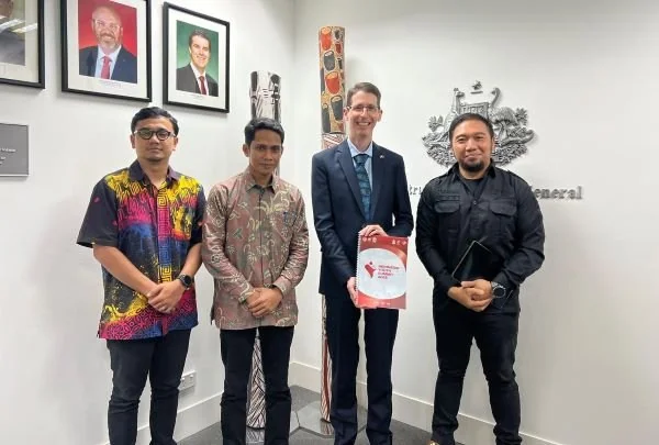 Dispora Makassar dengan Konjen Jepang dan Australia (Dok : Ist).