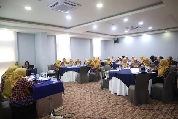 Rakor Refleksi dan Evaluasi Pokja Bunda Paud Kota Makassar, (Dok: Ist).