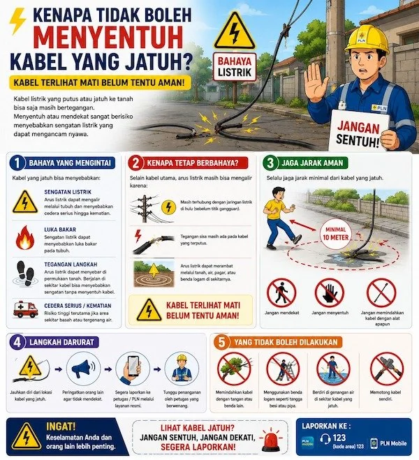 Kenapa Tidak Boleh Menebang Pohon Dekat Jaringan Listrik Sembarangan?