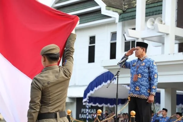 Pemerintah Kabupaten Bantaeng, mengegelar  upacara dalam rangka memperingati Hari Kesadaran Nasional  (Dok : ist).