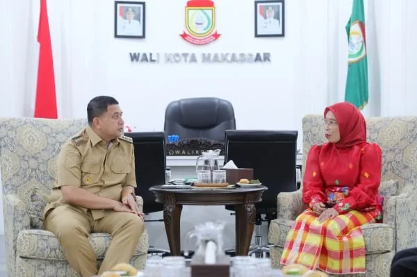 Wali Kota Makassar, Munafri Arifuddin, dan Direktur Jenderal GTKPG, Nunuk Suryani (Dok: Ist).