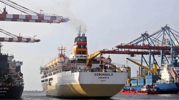 Ilustrasi kapal Pelni rute Makassar-Surabaya. foto dok PT Pelni.