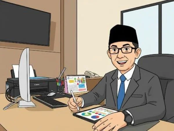 Ilustrasi Kepala Sekolah, (Dok: Ist).