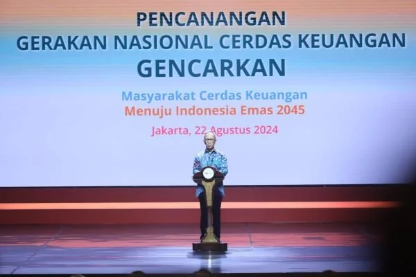 OJK mencanangkan Gerakan Nasional Cerdas Keuangan (GENCARKAN) dalam rangka mendorong peningkatan literasi dan inklusi keuangan secara masif dan merata di seluruh Indonesia. (Dok : Ist).