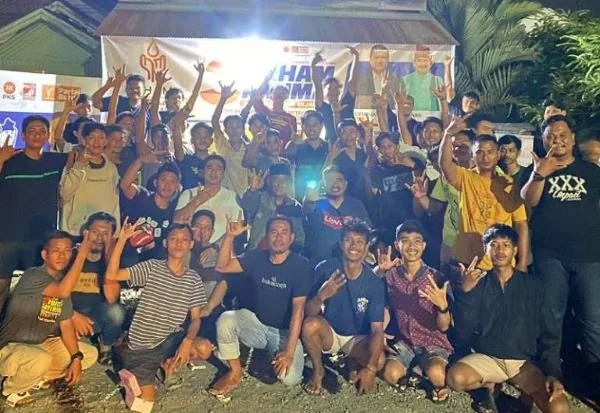 Pemuda Arham Rahmat (PAHAM) Kecamatan Bua mendeklarasikan dukungan untuk paslon nomor urut 3 (Dok : Ist).