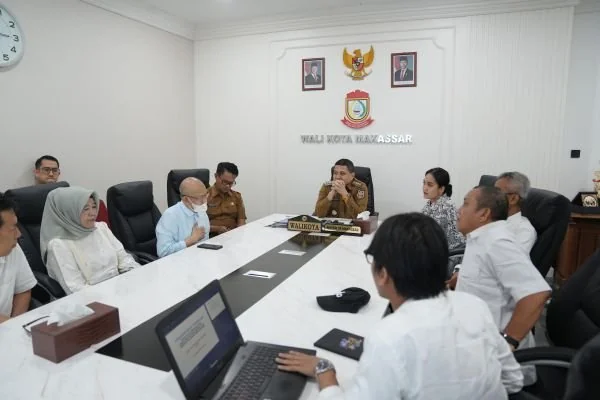 Audiensi PT Shinko Teknik Indonesia dengan Wali kota Makassar Munafri Arifuddin, (Dok: Ist).