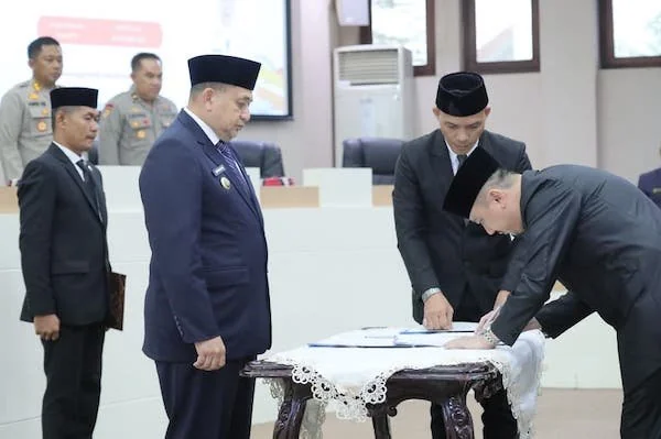 Ismail Abdullah saat Dilantik Menjadi Kepala Bidang Penyelamatan pada Dinas Pemadam Kebakaran dan Penyelamatan (Damkarmat), (Dok: Ist).