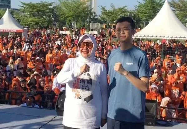 Pasangan Indira Yusuf Ismail dan Ilham Ari Fauzi. Foto IST