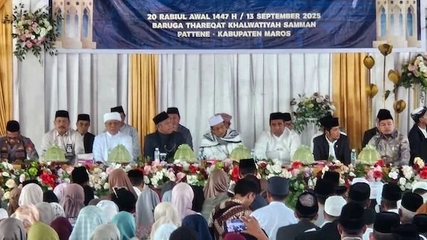 Menteri Agama di Maulid Akbar Tarekat Khalwatiyah Samman, Ajak Cinta Negeri dan Hindari Fitnah. Dok. Ist