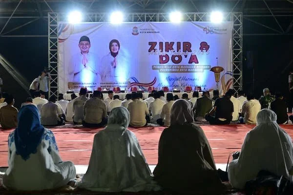 Zikir dan Doa Akhir Tahun 2025 Pemkot Makassar (Dok: Ist).