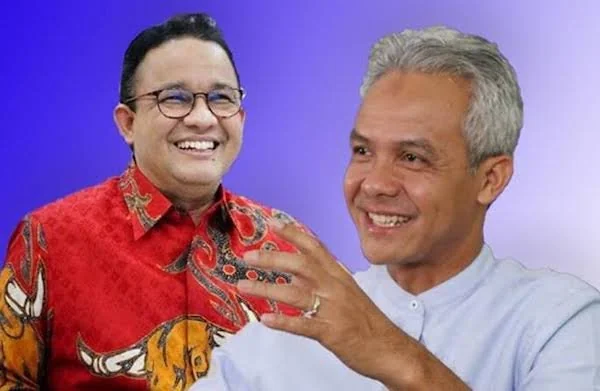 Calon Presiden Anies Baswedan dan Ganjar Pranowo. (Foto : ist)