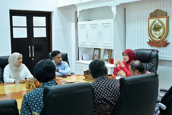 Audiensi Wakil Wali Kota Makassar Aliyah Mustika Ilham Bersama LKK Indonesia, (Dok: Ist).