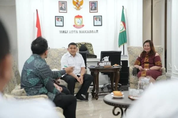 Audiensi Wali Kota Makassar, Munafri Arifuddin dengan PBR, (Dok: Ist).