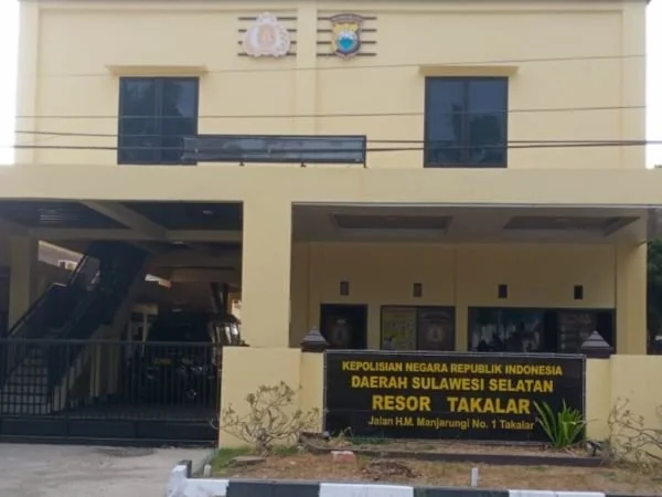 Polres Takalar (Dok : Saleh KabarMakassar).