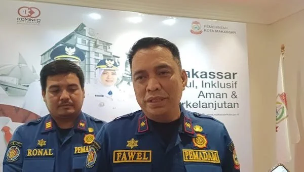 Kepala Dinas Damkarmat Makassar, Fadli Wellang (Dok: Sinta KabarMakassar).