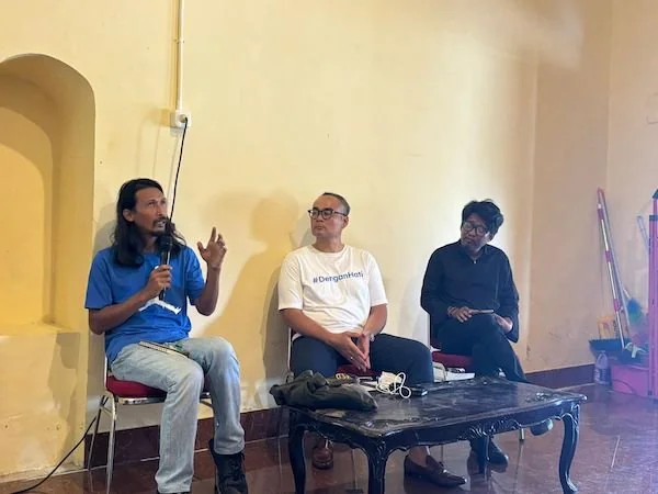 Diskusi bertajuk "Ritual dan Rasa: Reaksi Masyarakat Adat dengan Pangan dan Energi”. Dok. Ist