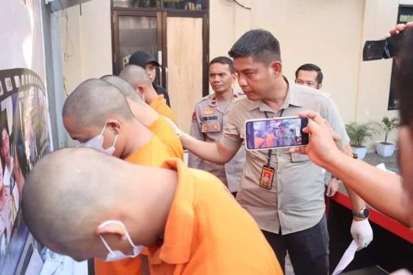 Para pelaku penyerang warga di Gowa (Dok: Ist)
