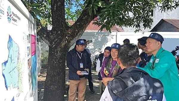 Tim asesor saat melakukan kunjungan untuk Revalidasi UNESCO Global Geopark Maros-Pangkep (Dok: Nofi KabarMakassar)