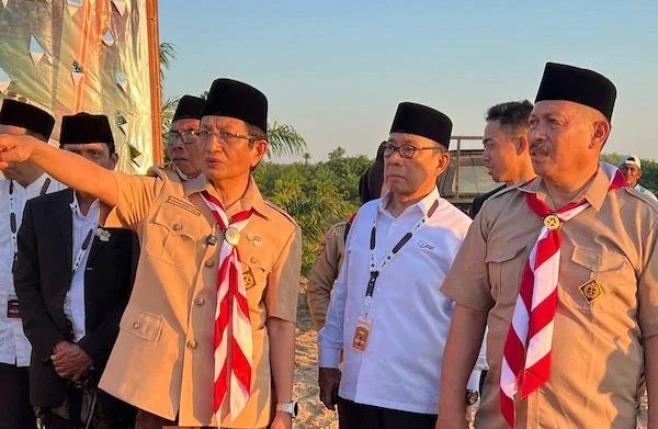Menag Buka Perkemahan Santri Nusantara di Ponpes As’adiyah Wajo. Dok. Ist