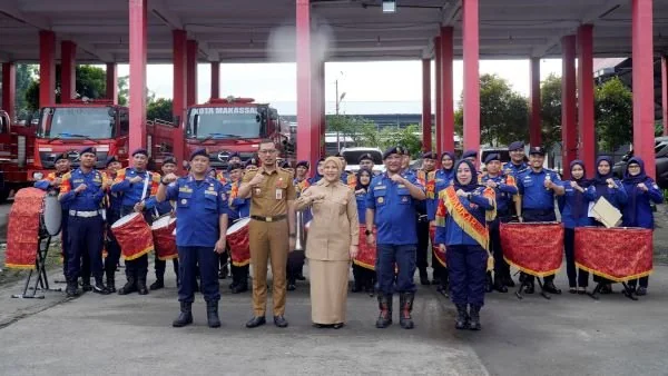 Wakil Wali Kota Makassar Aliyah Mustika Ilham saat Sertijab Damkarmat Kota Makassar, (Dok: Ist).