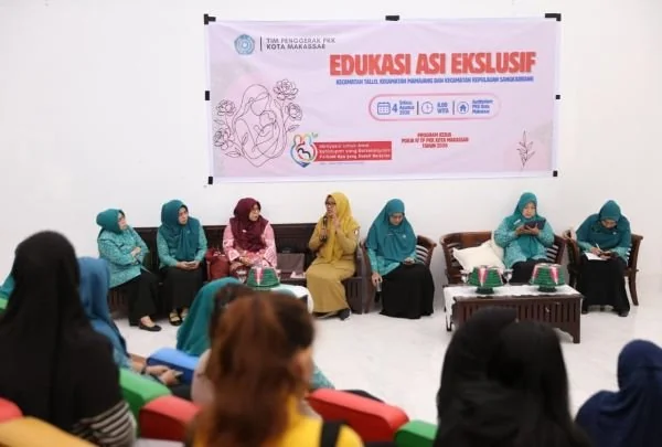 Edukasi ASI Eksklusif bagi Kader TP PKK kelurahan dan ibu hamil (Dok: Ist).