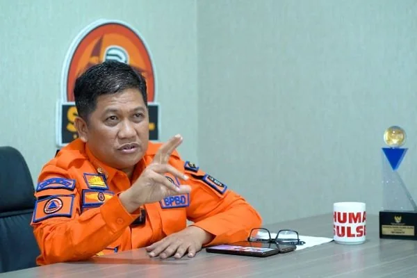 Kepala Pelaksana BPBD Provinsi Sulsel, Amson Padolo (Dok : Ist).