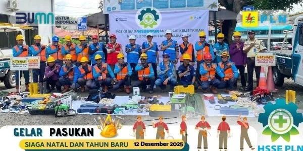 PLN ULP Watang Sawitto Gelar Siaga Pengamanan Suplai Kelistrikan Nataru. (Dok: Ist)