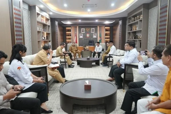 Audiensi Kepala Kantor Kementerian Agama Kota Makassar bersama jajaran pengurus Forum Kerukunan Umat Beragama (FKUB) dan Panitia Jappa Jokka Cap Go Meh 2026 (Dok: Ist).