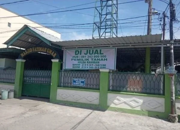 Masjid Fatimah Umar yang dijual (Dok : Ist).