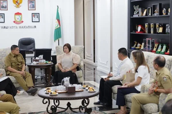 Wali Kota Makassar Munafri Arifuddin saat Melakukan Pertemuan dengan Konsultan Filipina, (Dok: Ist).