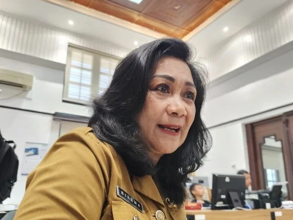 Kelala Disnaker Makassar, Noelma Palamba (Dok : KabarMakassar).
