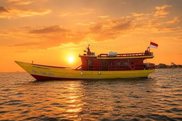 Penampakan Pete-pete Laut Kota Makassar (Dok: Ist).