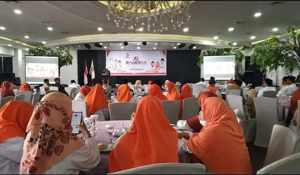 Suasana Rakerda PKS Kota Makassar, (Dok: Sinta KabarMakassar).