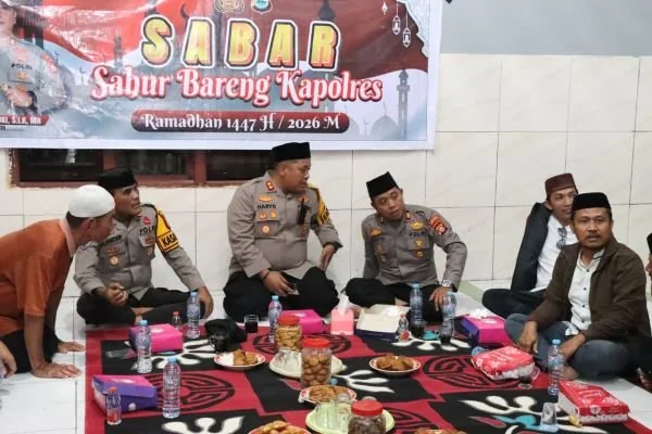 Sahur Bareng Kapolres. (Dok: Ist)