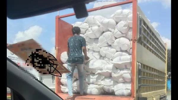 Bantuan Bibit Padi yang disalurkan ke Desa Karelayu, Jeneponto (Dok : Ist).