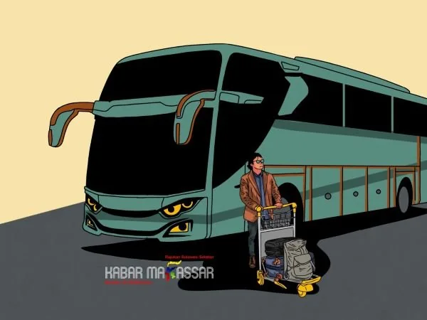 Ilustrasi Mudik (Dok : KabarMakassar).