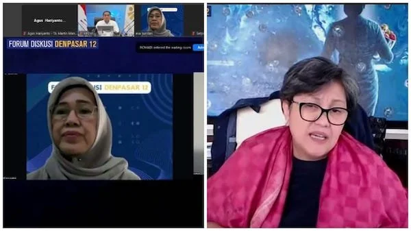 Tangkapan Layar Diskusi Daring Bertajuk Revisi UU Pelindungan Pekerja Migran, (Dok: Ist).