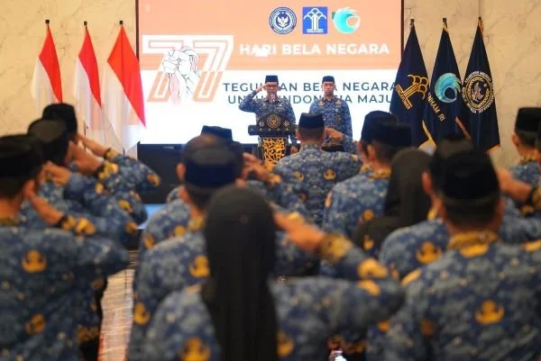 Upacara Bela Negara. (Dok: Ist)