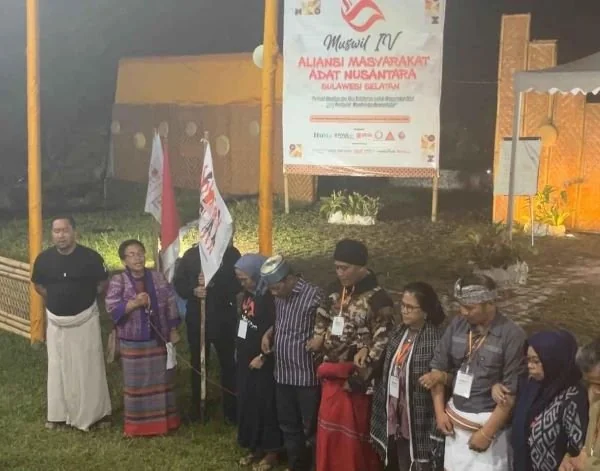 Musyawarah Wilayah Aliansi Masyarakat Adat Nusantara (AMAN) Sulawesi Selatan. Dok. Ist