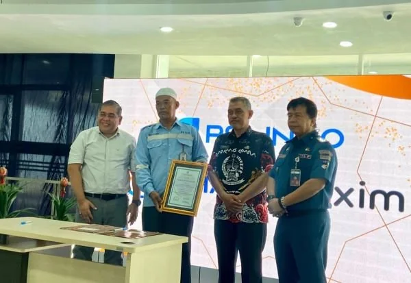 Grand Opening HAPPMA Transport Makassar dan Maxim Makassar sekaligus penandatanganan MoU bersama PT Pelindo (Dok: Nofi KabarMakassar)
