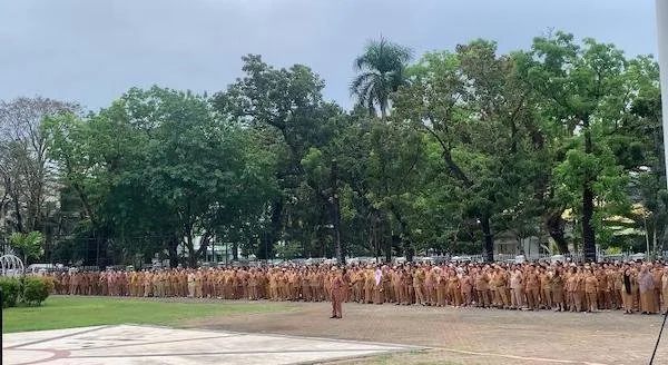 Apel kepala desa se-Sulawesi Selatan (dok. Syamsi/KabarMakassar)
