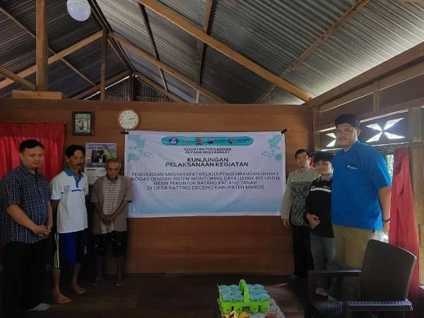 Pengembangan Genset Biogas dengan Sistem Monitoring Daya Listrik IoT untuk Mesin Perontok Batang Kacang Tanah (Dok : Ist).