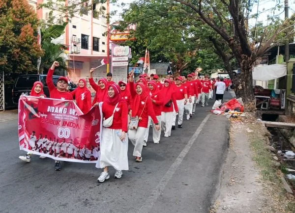 Jalan sehat kerukunan Kemenag Sulsel (Dok : Ist).