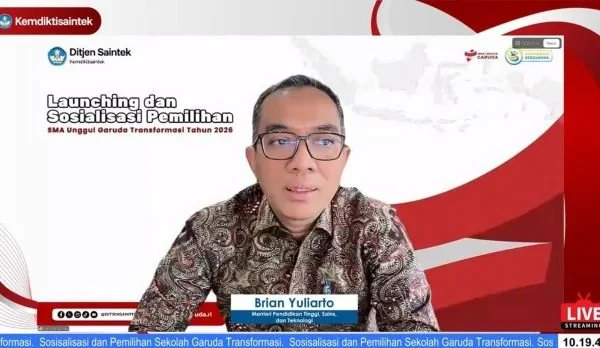 Peluncuran Program SMA Unggul Garuda Transformasi (SUGT) Tahun 2026 (dok. Ist)